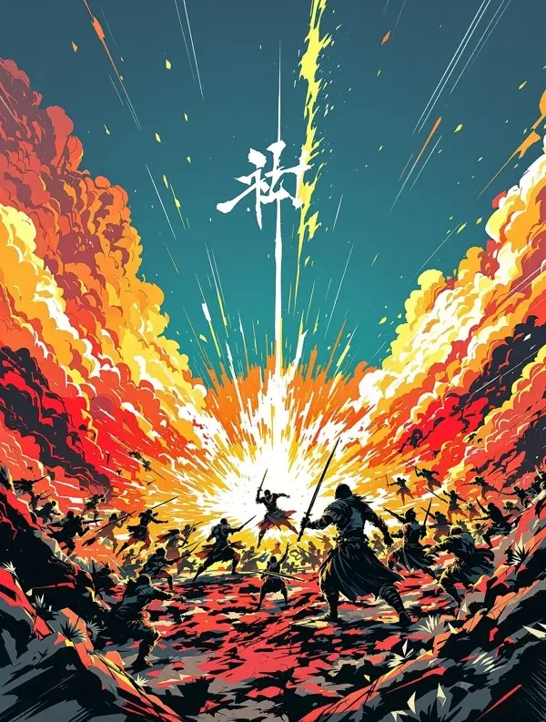 破晓之战漫画封面