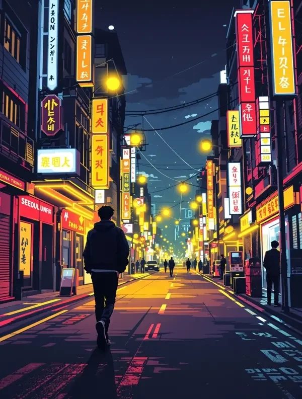 首尔夜行漫画封面